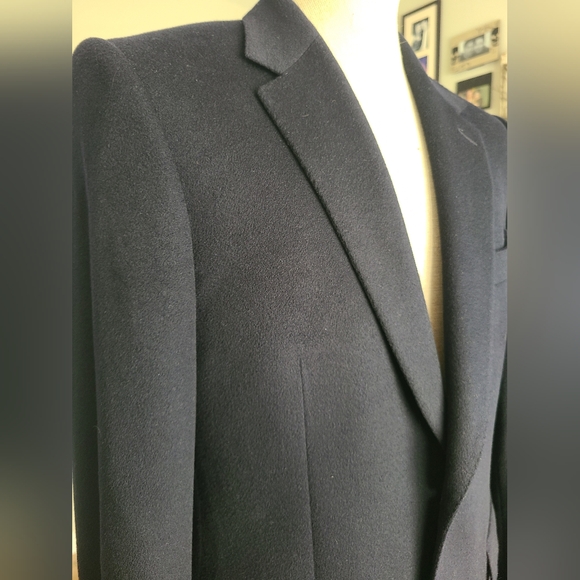 Gieves & Hawkes No.1 Savile Row London blue cashmere blazer jacket sports coat - Picture 7 of 14